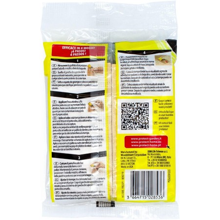 Trappola Topi Piccoli in Legno - 2 Pezzi Sicura e Riutilizzabile