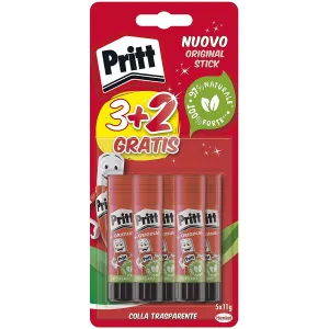 Pritt Colla Stick Senza Solventi Per Bambini Colla Naturale 5x11g