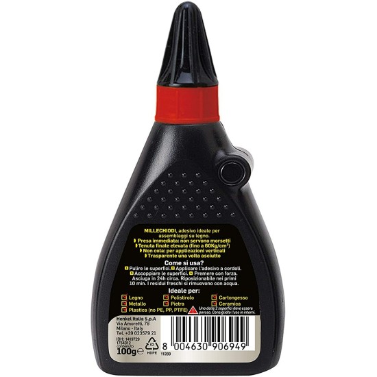 come si usa  Pattex Millechiodi Legno