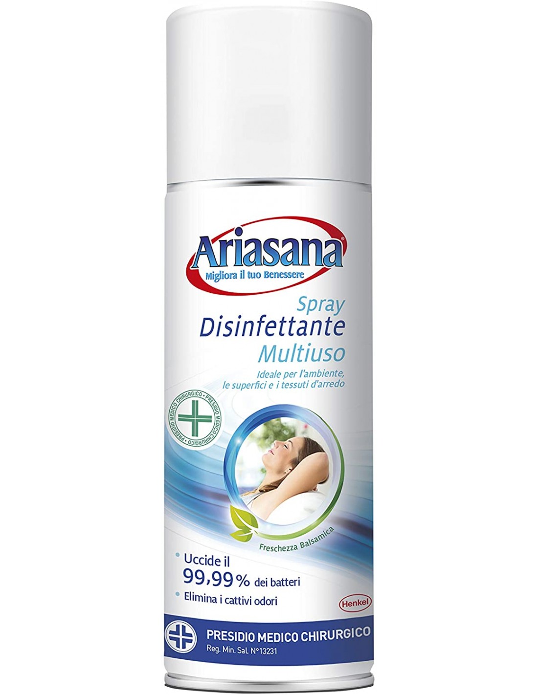 Ariasana Spray Disinfettante Multiuso 2in1 Igienizzante x Aria e Superfici  150ml