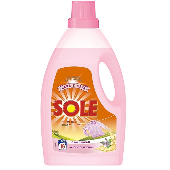 Sole Detersivo Lavatrice e a Mano Per Capi Delicati Lana e Seta 16Lav 1lt