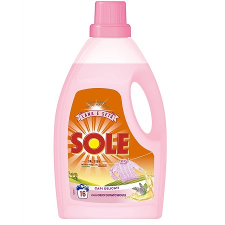 Sole Detersivo Lavatrice e a Mano Per Capi Delicati Lana e Seta 16Lav 1lt