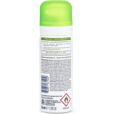 Neutro Roberts Deodorante Spray Tè Verde e Lime