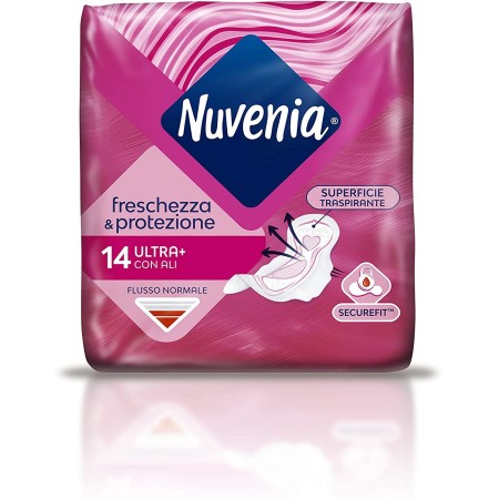 assorbenti Nuvenia Normal Ultra con Ali Traspirante 14 pezzi