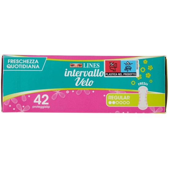 Lines Intervallo Velo Regular Fresh Proteggi Slip Conf 42Pz