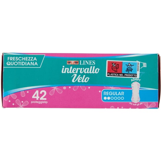 Lines Intervallo Velo Regular Adapt Proteggi Slip - Conf 42Pz