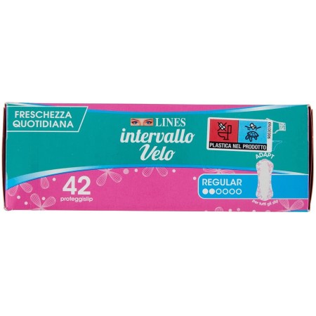 Lines Intervallo Velo Regular Adapt Proteggi Slip - Conf 42Pz
