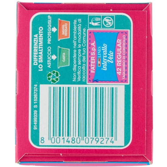 Lines Intervallo Velo Regular Adapt Proteggi Slip - Conf 42Pz