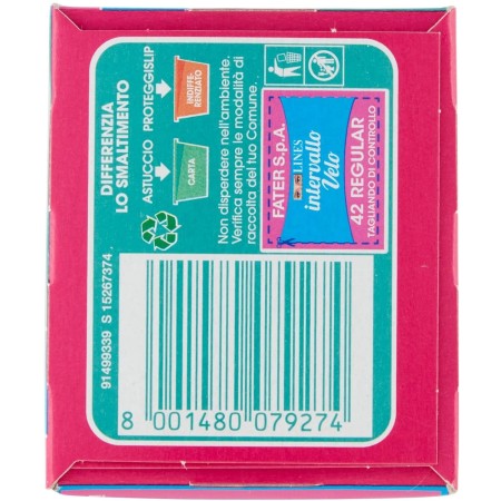 Lines Intervallo Velo Regular Adapt Proteggi Slip - Conf 42Pz