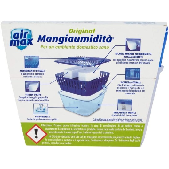 Air Max Set Dispositivo Mangiaumidità Con Ricarica Tab 450g