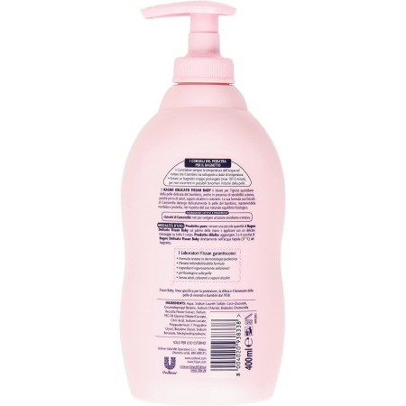 informazioni e modalita d'uso del Fissan Baby Bagnoschiuma Delicato con Estratti di Camomilla