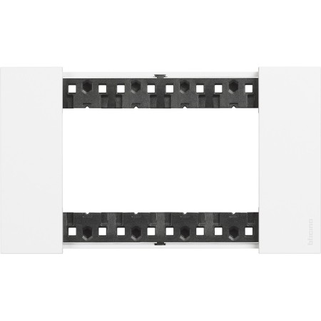 BTicino Living Now Placca 4 Moduli - Originale - Colore Bianco Art KA4804KW