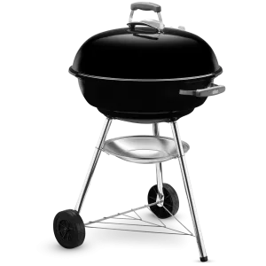 weber compact kettle barbecue carbone 57cm nero