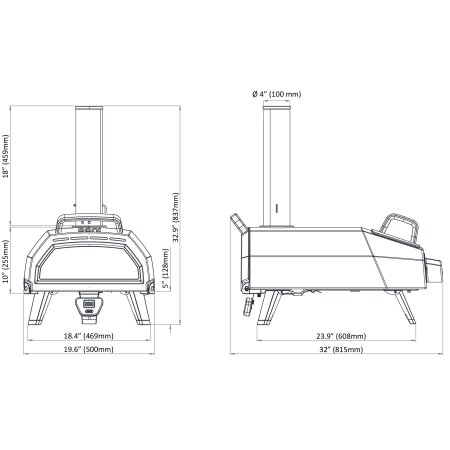 Ooni Karu 16 – Forno Pizza multicombustibile Portatile