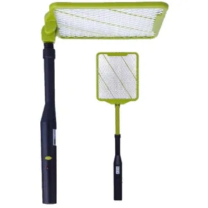 CFG Racchetta Cattura Zanzare Elettrica Telescopica Zanza Volè 93cm