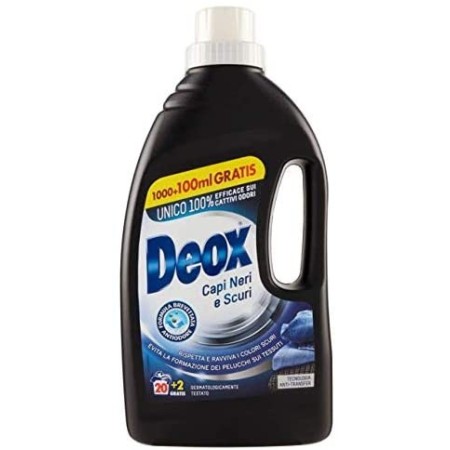 Detersivo Deox capi neri e scuri