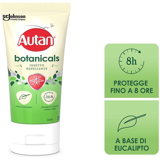 Autan Botanicals Crema Insetto Repellente A base di Olio di Eucalipto 50ml