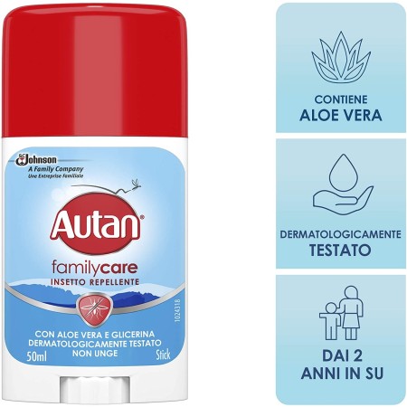 Autan FamilyCare Insetto Repellente Anti Zanzare Stick 50ml