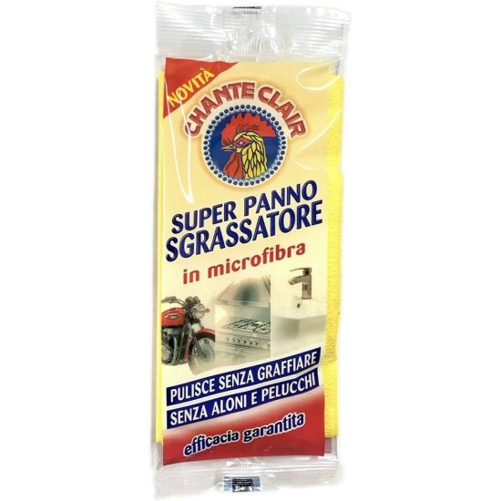 Chanteclair Super Panno Sgrassatore in Microfibra