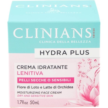 Clinians Crema Idratante Lenitiva Per Pelli Secche o Sensibili 50ml