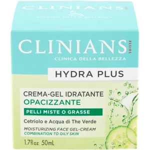 Clinians Hydra Plus Crema Gel Idratante Opacizzante per Pelli Miste o Grasse 50ml