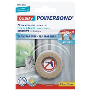 TESA Nastro Bioadesivo Powerbond® TRASPARENTE 1,5x19 55743-00002