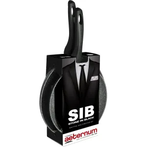 Aeternum Stone in Black Set 2 Pezzi