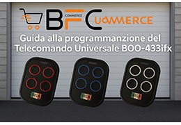 Istruzioni Telecomando Universale Per Cancello BOON model BOO-433fix